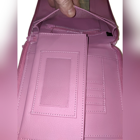 Mundi Shoulder Strap Wallet Blush - Picture 6 of 12